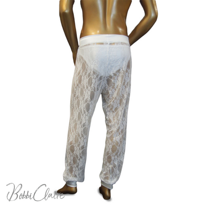 The Choiceland Lace Pant - White
